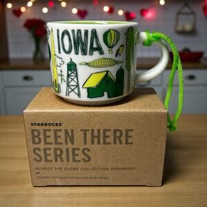 Starbucks Iowa Been There 2oz ORNAMENT Mug MINI NWT Box – NOT FULL SIZE